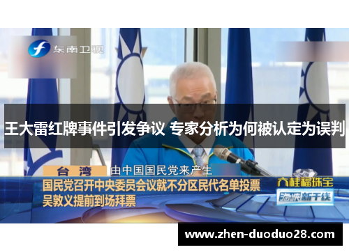 王大雷红牌事件引发争议 专家分析为何被认定为误判